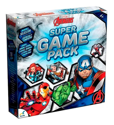 Super Game Pack Avengers Domino Ajedrez Memoria Novelty®