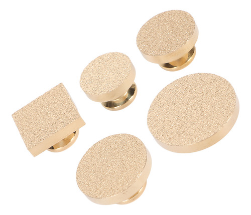 Cabeza De Sello De Cobre, 5 Piezas, Esmerilada, Para Bricola