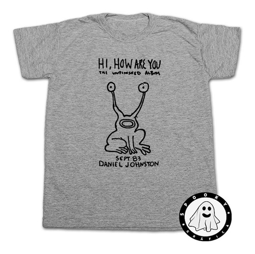 Remera Daniel Johnston Hi, How Are You Unisex Multicolor
