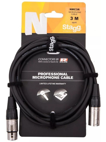 Cable P/ Microfono Stagg Canon-canon 3 Metros Profesional