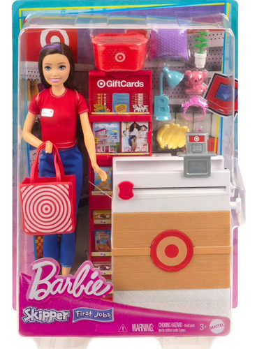 Barbie - Muñeca (cajera De Skippers First Job Target)