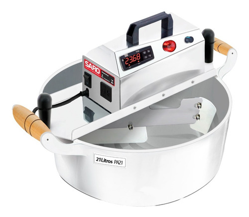 Imagem 6 de 6 de Maquina Inox Mexe Doce 21 L + Timer Frete Gratis
