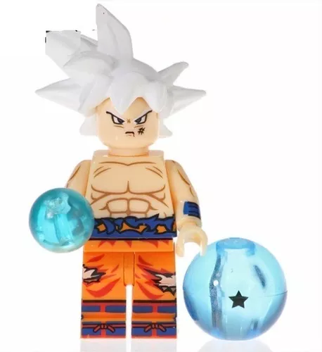 Goku Instinto Superior Dragon Ball Blocos Boneco