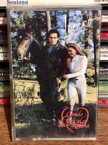 Cassette Lucero - Cuando Llega El Amor. 1991. Nacional