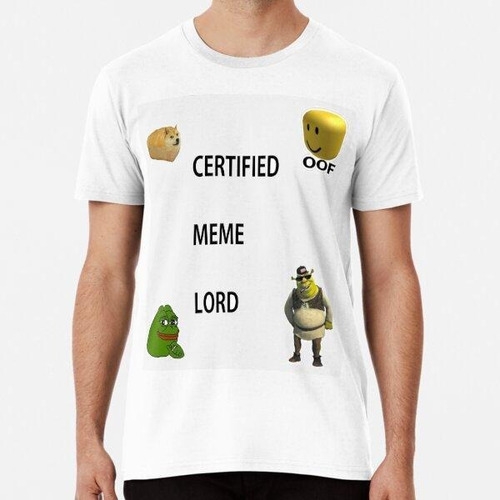 Remera Certificado Meme Lord Design (para Todos Los Producto