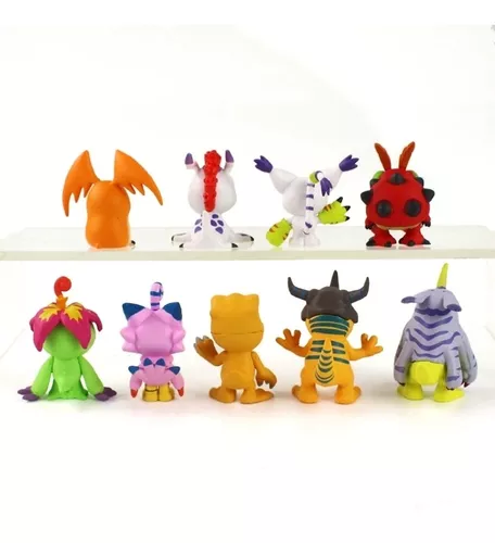 9 pçs/set Japão Anime Monstro Digitais Digimon Figura Brinquedos