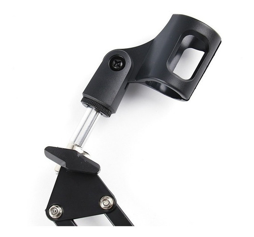 Imagem 4 de 5 de Braço Suporte Pedestal De Mesa Articulado Para Microfones