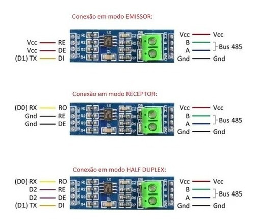 Max485 - Módulo Conversor Rs485 Para Ttl Arduino Pic