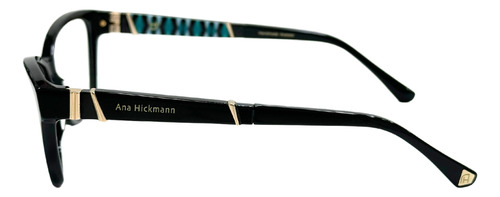 Armação De Grau Ana Hickmann Lucia 2 Ah60067 A01 Preto