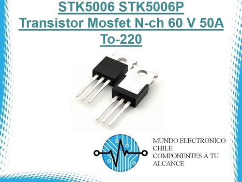 Stk5006 Stk5006p Transistor Mosfet N-ch 60 V 50a To-220
