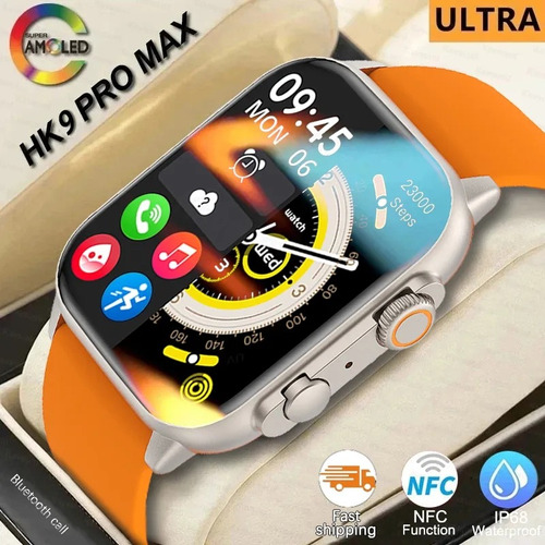 Smartwatch Hk9 Pro Max 2.0 Chat Gpt Ia Amoled 2gb 