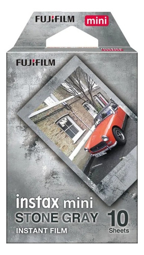 Rollo Fujifilm Instax Mini Instantanea Stone Gray 10 Fotos