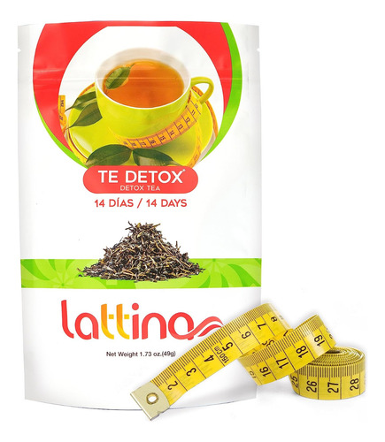 Lattina Detox Tea Te Natural Para Perdida De Peso