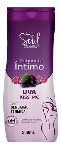 Sabonete Intimo Soul Uva 200ml