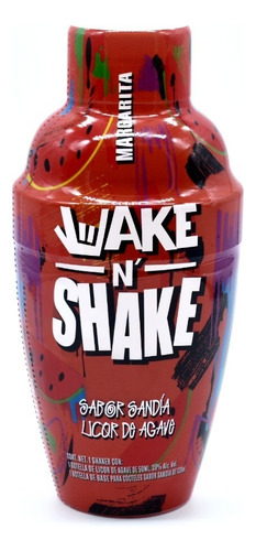 Wake N' Shake Margarita Sabor Sandía 170ml Shaker