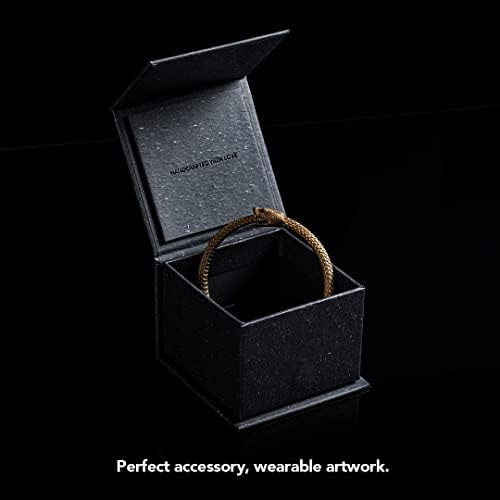 Coppertist.wu Brazalete Ouroboros De Latón Brazaletes De Ser