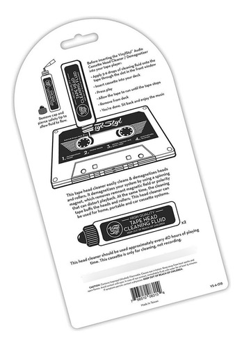 Limpia Cabezales Silver Audio Cassette Head Cleaner Nuevo!