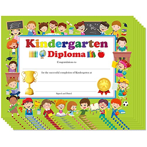 35 Diplomas De Jardín De Infancia, Certificado De Grad...