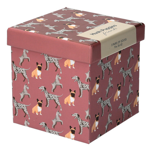 Calcetín Hush Puppies V23w Pack Gift Dog Blanco Mujer