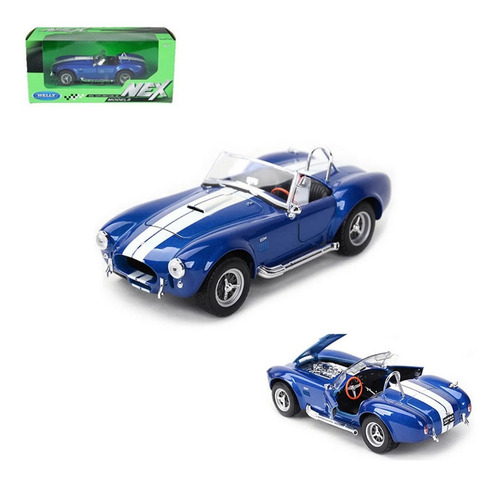 Auto Coleccion Shelby Cobra 427 1965 Welly 1:24 St