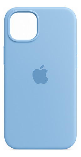 Funda Iphone 13 14 15 Silicona Case Pro Y Pro Max Azul Claro Iphone 15
