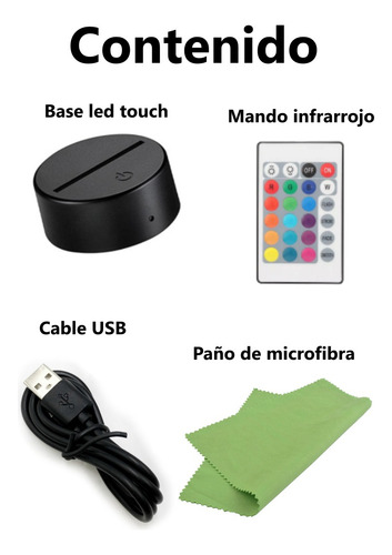 Lámpara Led Stray Kids Kpop Acrilico 3d Rgb Personalizada