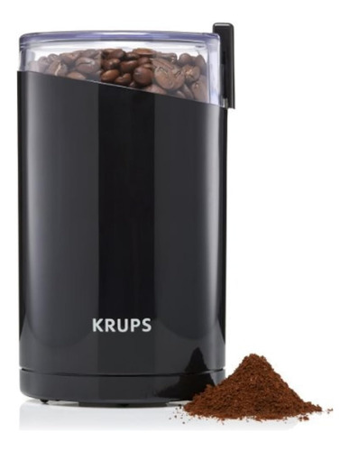 Krups Acero Inoxidable Negro 3 Oz. Molinillo De Café