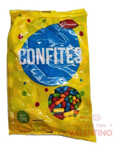 Confites Huesitos Frutales 1 Kg. - Valentino