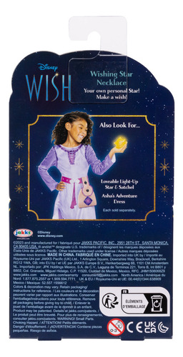 Collar Electrónico Estrella Wish Disney Con Luz
