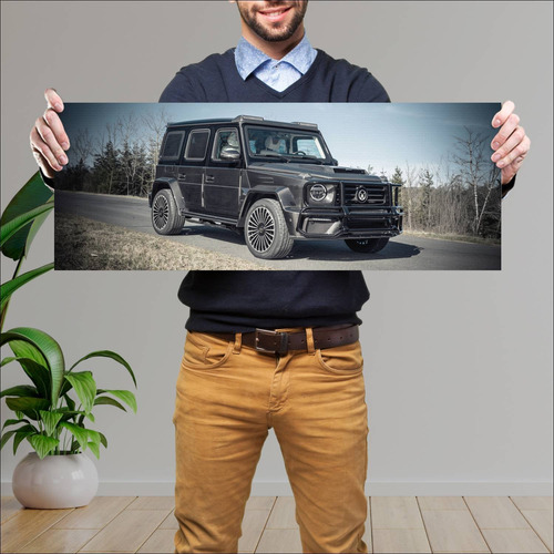 Cuadro 30x80cm Auto 2020 Mercedes Amg G 63 Armor 322