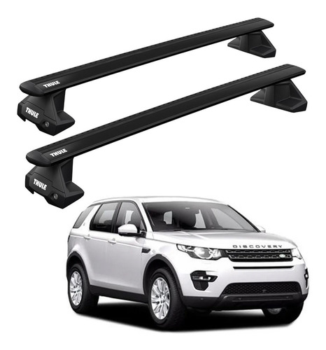 Rack Thule Evo Wingbar Preto Discovery Sport 2018 2019 2020