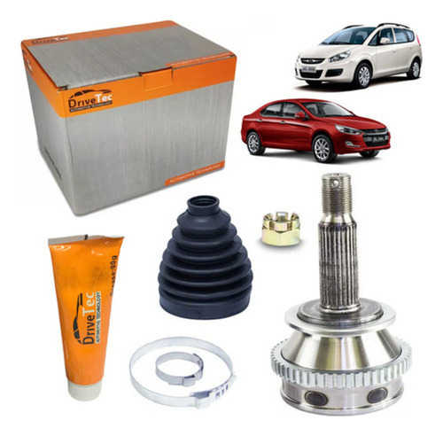 Tulipa Homocinética Roda Jac J5 1.5 16v 2011 2012 Com Abs