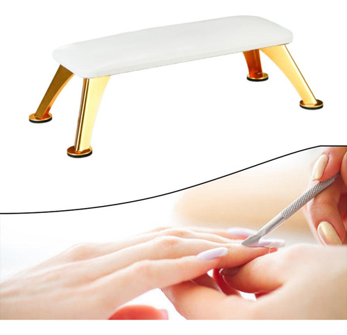 Soporte Ergonómico Para Manicura De Uñas Con Pata Dorada