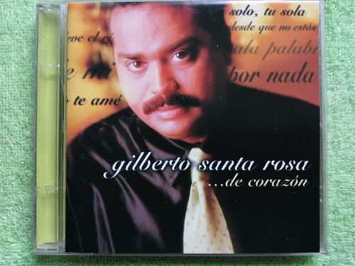 Eam Cd Gilberto Santa Rosa De Corazon 1997 Su Undecimo Album
