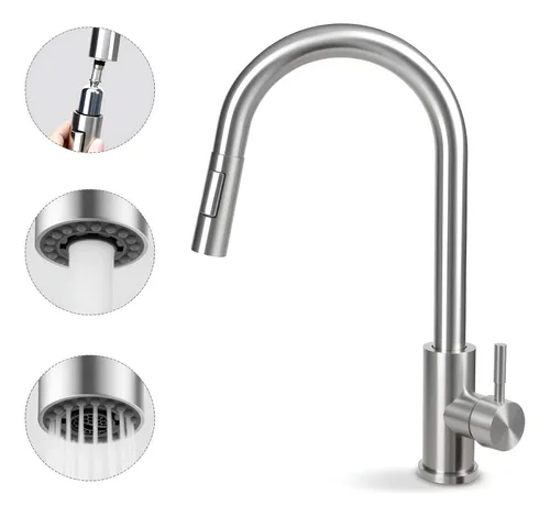 Torneira Cozinha Gourmet Flexível Para Acabamento Em Bancada Acab...