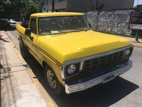 Ford F 100 1980 C/perkins 4 Potenciado Hecha 350 C/duales