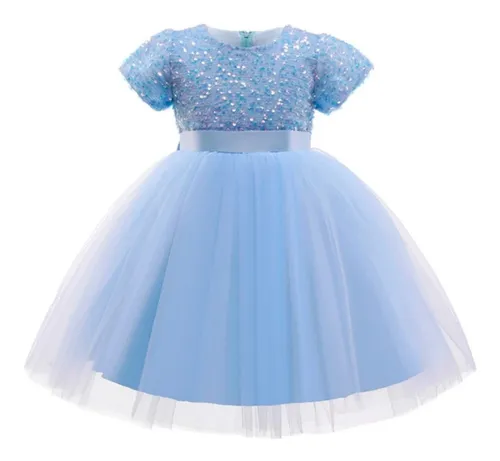 Vestido azul cielo niña new arrivals