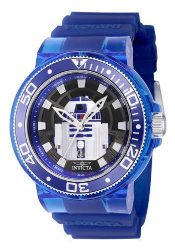 Reloj Invicta 39710 Transparente, Azul Hombres