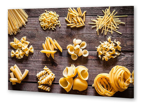 Cuadro 16x24cm Pastas Secas Frescas Gourmet Cocina Chef P1