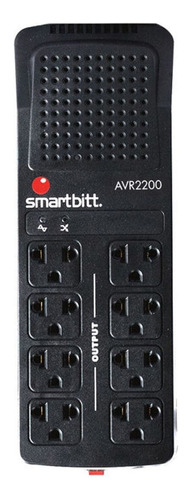 Regulador D Voltaje 675w Smartbitt Bit1350 8 Contactos 60hz