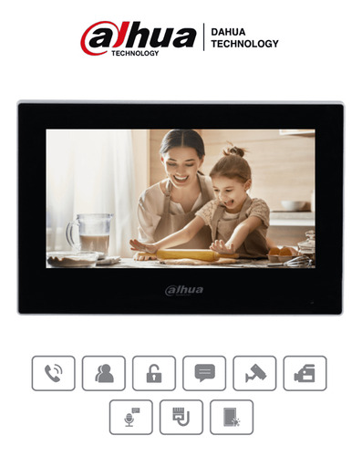 Kit Videportero Ip Monitor 7 Frente Y Switch Poe