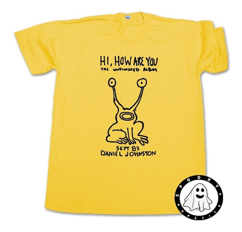 Remera Daniel Johnston Hi, How Are You Unisex Multicolor