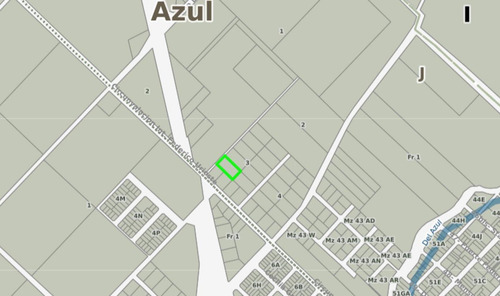 Terreno En Venta - 2.651mts2 - Azul