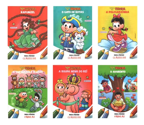 Livro - Turma da Mônica Clássicos Ilustrados para Colorir João e Maria -  Livros de Entretenimento - Magazine Luiza