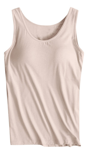 Camiseta B Tops Camisola Acolchada De Color Liso Para Mujer