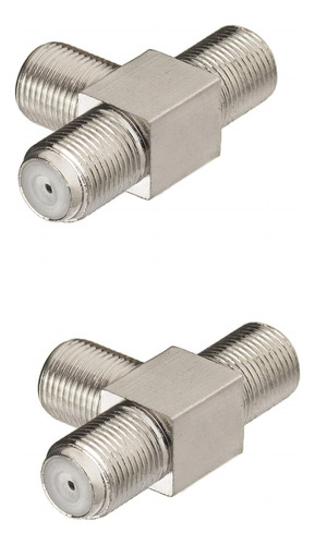 Conector T Coaxial 3 Hembras Con Rosca Pack X2