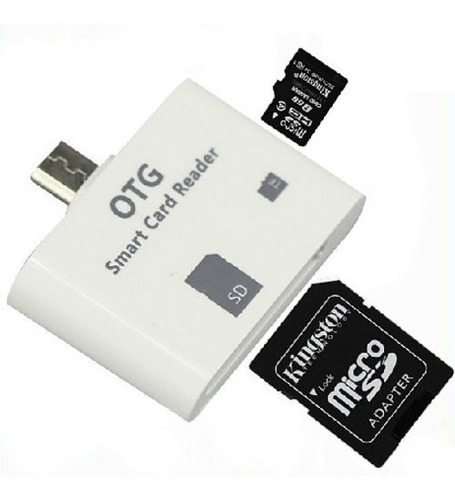 Imagen 1 de 4 de Micro Usb Otg Lector De Tarjetas Para Samsung Galaxy