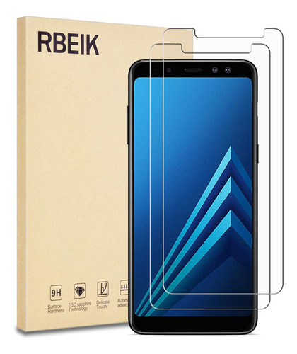 Rbeik 2 Protector Pantalla Vidrio Templado Para Samsung A8