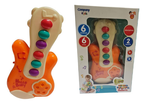 Brinquedo Infantil Criança Minha Primeira Guitarra Educativo