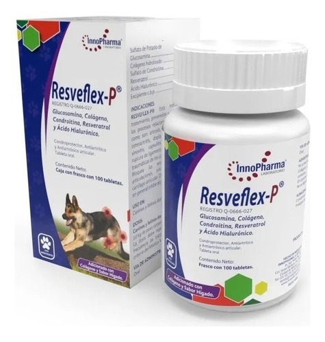 Innopharma Resveflex-p Condroprotector Perro Y Gato 100 Tabs